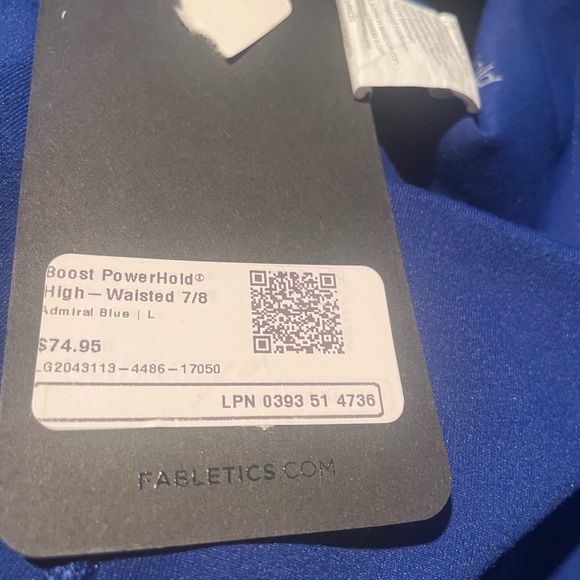 Boost powerHold high waisted 7/8 admiral blue - Picture 5 of 5